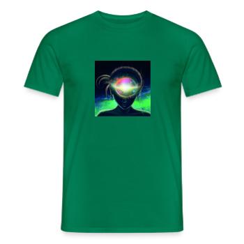 10b - T-shirt homme - vert - Devant - AI Model Male 178 dark (178cm)