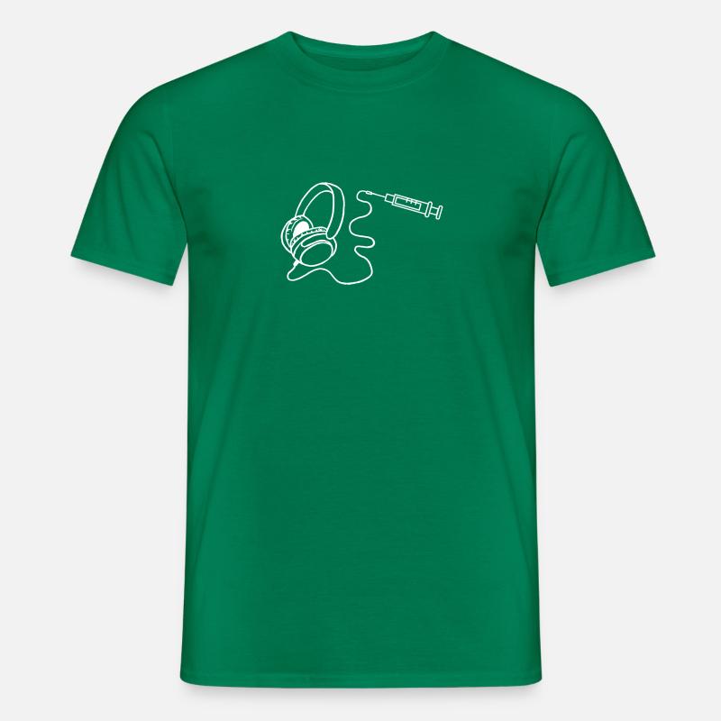 Battre dans l’oreille - T-shirt homme - vert