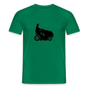 Tondeuse - T-shirt homme - vert - Devant - AI Model Male 178 dark (178cm)
