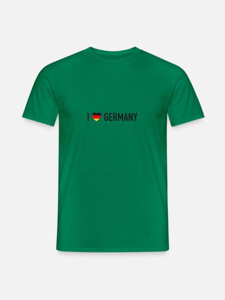 I Love Germany - Men's T-Shirt - kelly green