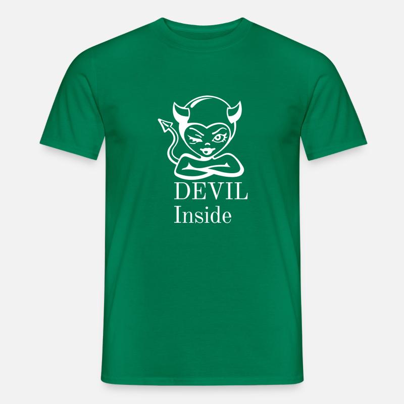Devil inside 2 - Men’s T-shirt - kelly green