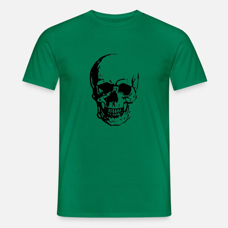 Skull - Männer T-Shirt - Kelly Green