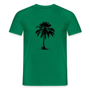 Symbole de la silhouette de la paume - T-shirt homme - vert - Devant - AI Model Male 178 dark (178cm)