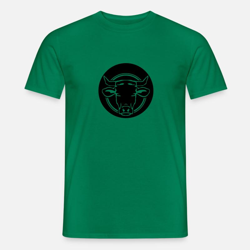 cow - Männer T-Shirt - Kelly Green