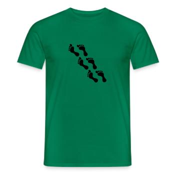 empreintes 2 - T-shirt homme - vert - Devant - AI Model Male 178 dark (178cm)
