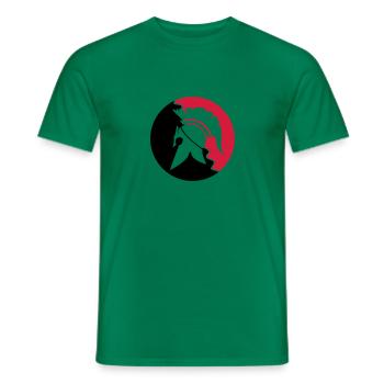 Sparta Warrior - T-shirt homme - vert - Devant - AI Model Male 178 dark (178cm)