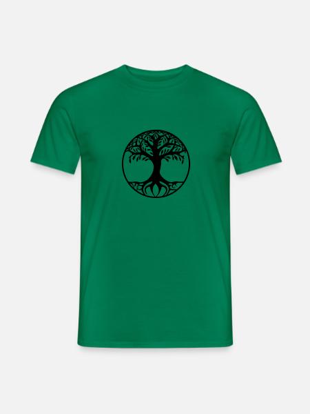 tree of life 01 - Men's T-Shirt - kelly green