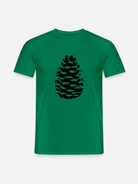 Tannenzapfen Zapfen Pine - Männer T-Shirt - Kelly Green