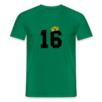 16 krone - Männer T-Shirt - Kelly Green - Vorne - AI Model Male 178 dark (178cm)