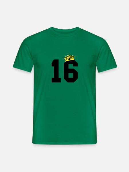 16 crown - Men's T-Shirt - kelly green