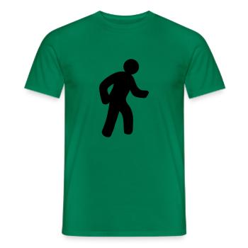 man - Men's T-Shirt - kelly green - Front - AI Model Male 178 dark (178cm)