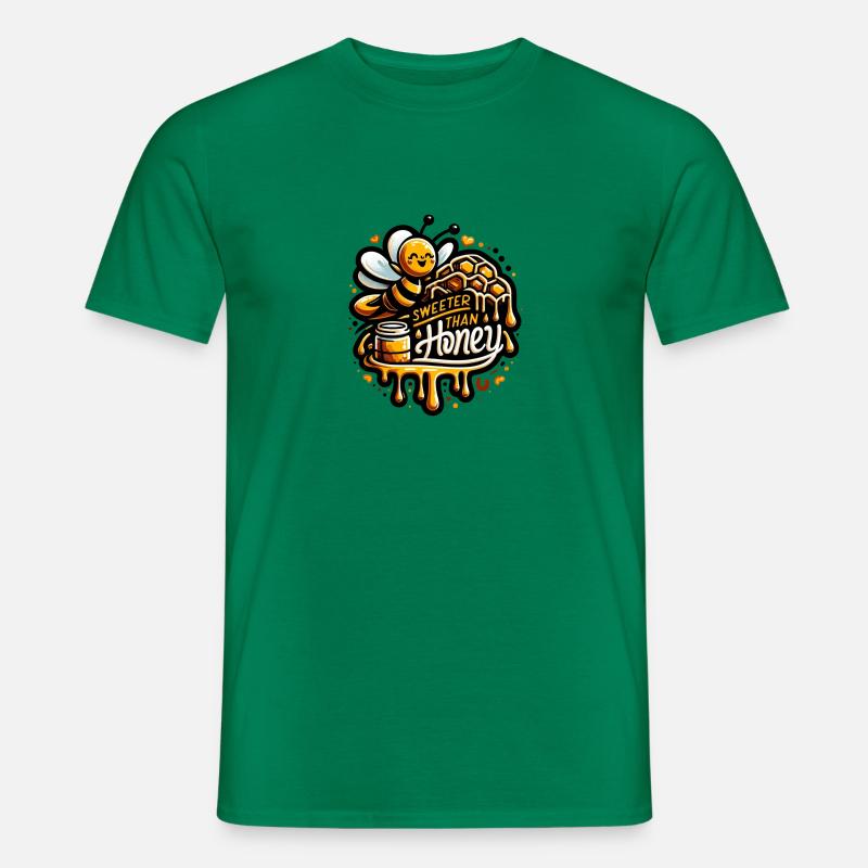 Sweeter than Honey - Männer T-Shirt - Kelly Green