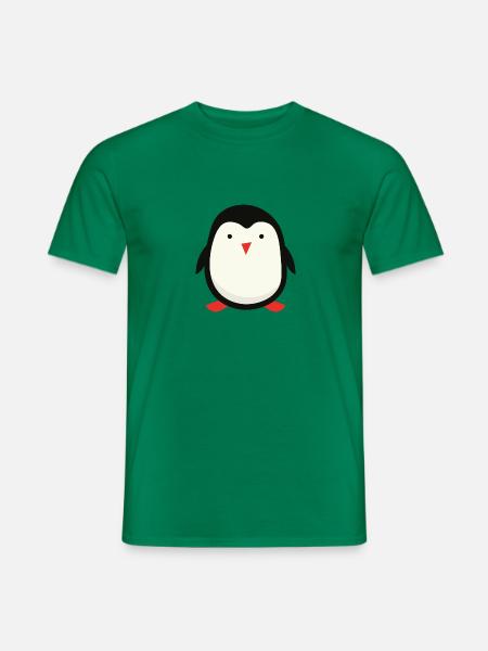 Cute Little Penguin - Men's T-Shirt - kelly green