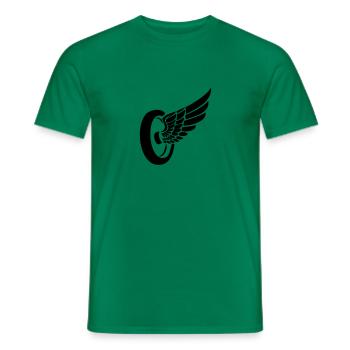 Wheel Wing - Men's T-Shirt - kelly green - Front - AI Model Male 178 dark (178cm)