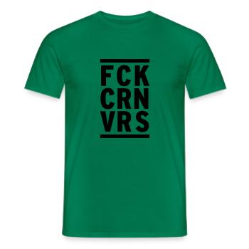 FCK CRN VRS - T-shirt homme - vert - Devant - AI Model Male 178 dark (178cm)