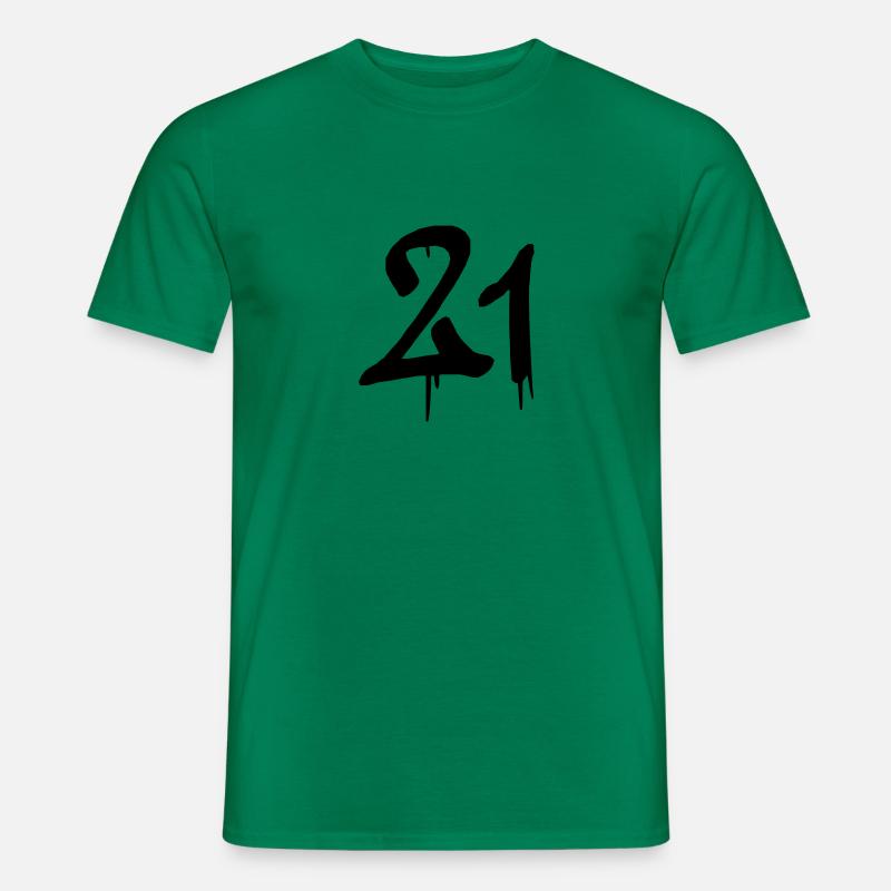 21 - Männer T-Shirt - Kelly Green