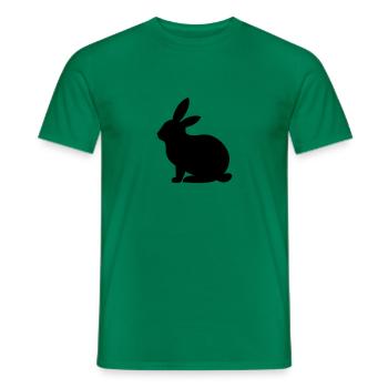 Rabbit - Men's T-Shirt - kelly green - Front - AI Model Male 178 dark (178cm)