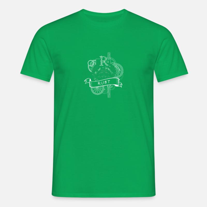 rust programming language - Men's T-Shirt - kelly green