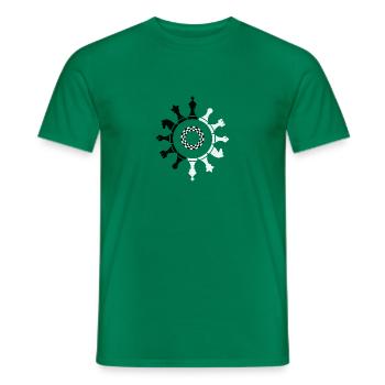 Chess - Men's T-Shirt - kelly green - Front - AI Model Male 178 dark (178cm)
