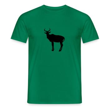 antilope - T-shirt homme - vert - Devant - AI Model Male 178 dark (178cm)