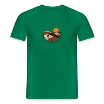 Christian Companion In The Desert With - Men's T-Shirt - kelly green - Front - AI Model Male 178 dark (178cm)