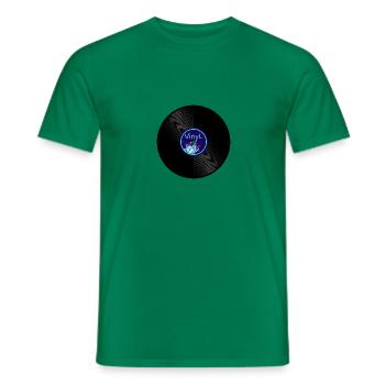 Schallplatte - Männer T-Shirt - Kelly Green - Vorne - AI Model Male 178 dark (178cm)