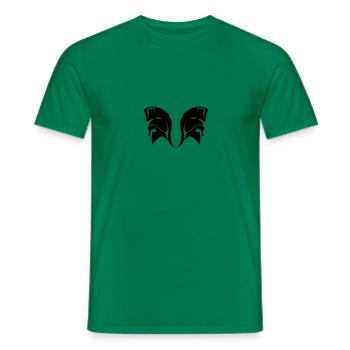 sparta helm 002 - Männer T-Shirt - Kelly Green - Vorne - AI Model Male 178 dark (178cm)
