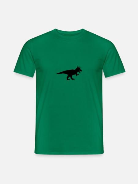 t rex king - Men's T-Shirt - kelly green