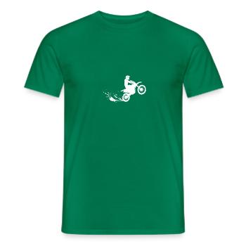 MotoCross - Männer T-Shirt - Kelly Green - Vorne - AI Model Male 178 dark (178cm)