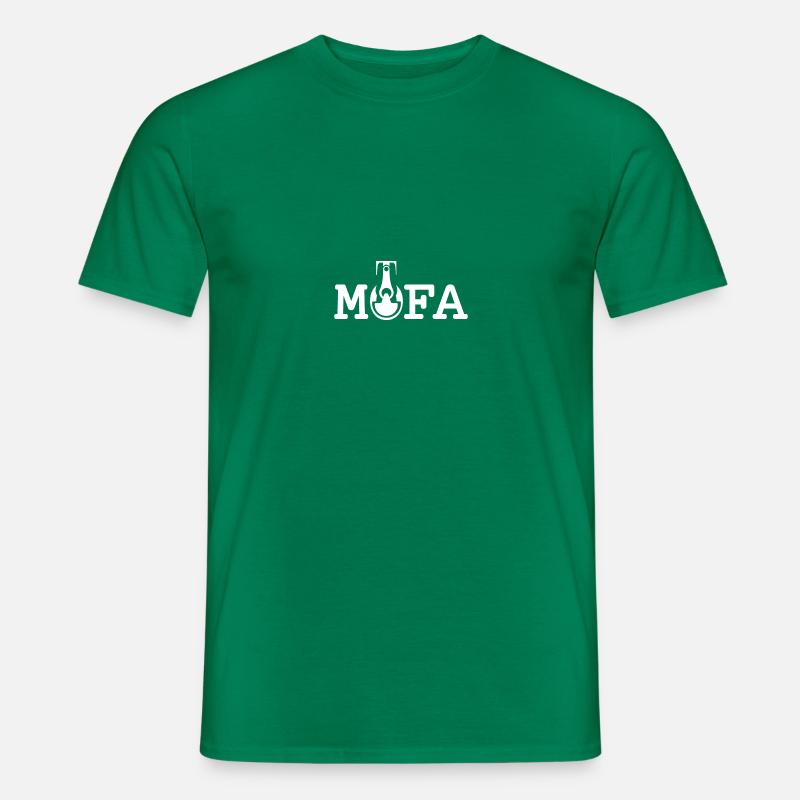 Moped - engine piston - 25km/h - Men’s T-shirt - kelly green
