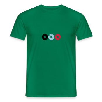 enregistrements 02 - T-shirt homme - vert - Devant - AI Model Male 178 dark (178cm)
