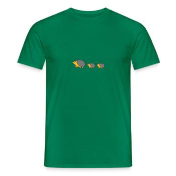 igel family - Männer T-Shirt - Kelly Green - Vorne - AI Model Male 178 dark (178cm)