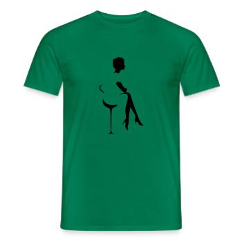 Restaurant - Men's T-Shirt - kelly green - Front - AI Model Male 178 dark (178cm)