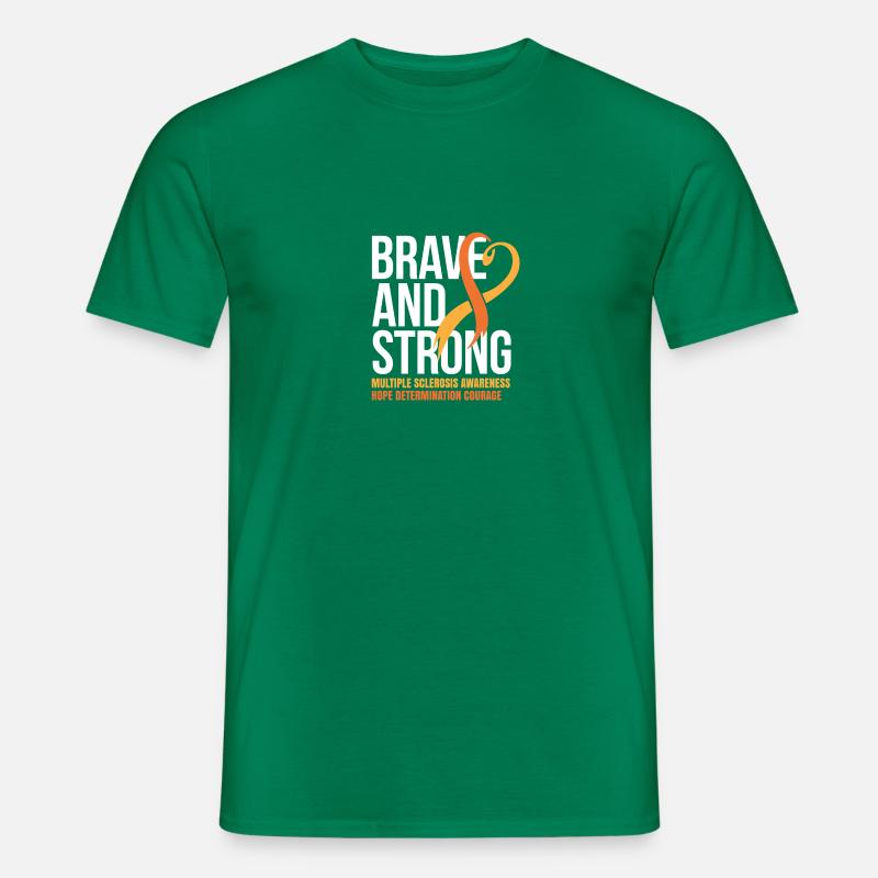 MS Awareness Warrior - Männer T-Shirt - Kelly Green