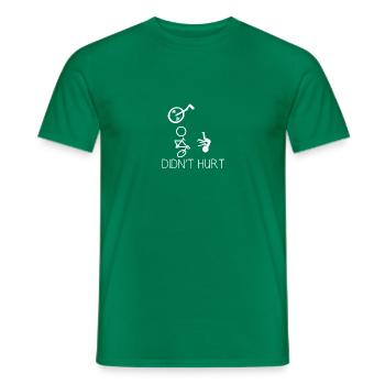 Hat gar nicht weh getan Radsport MTB Fahrrad - Männer T-Shirt - Kelly Green - Vorne - AI Model Male 178 dark (178cm)