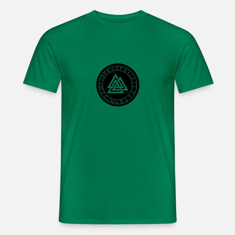 wikinger kompass wotan 01 - Männer T-Shirt - Kelly Green