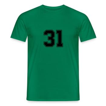 31 - T-shirt homme - vert - Devant - AI Model Male 178 dark (178cm)