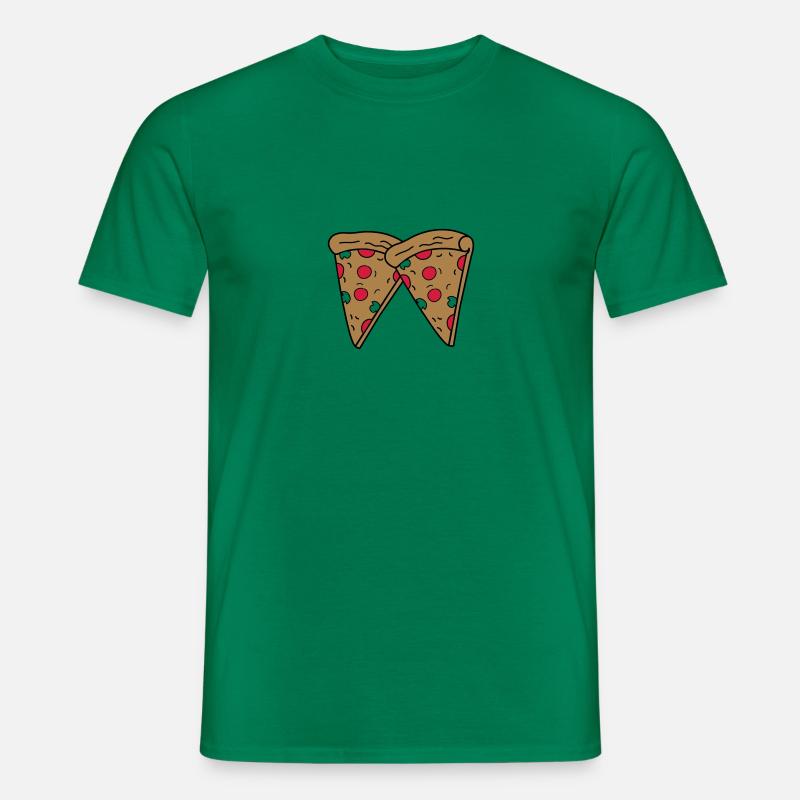 pizza 2 - Männer T-Shirt - Kelly Green