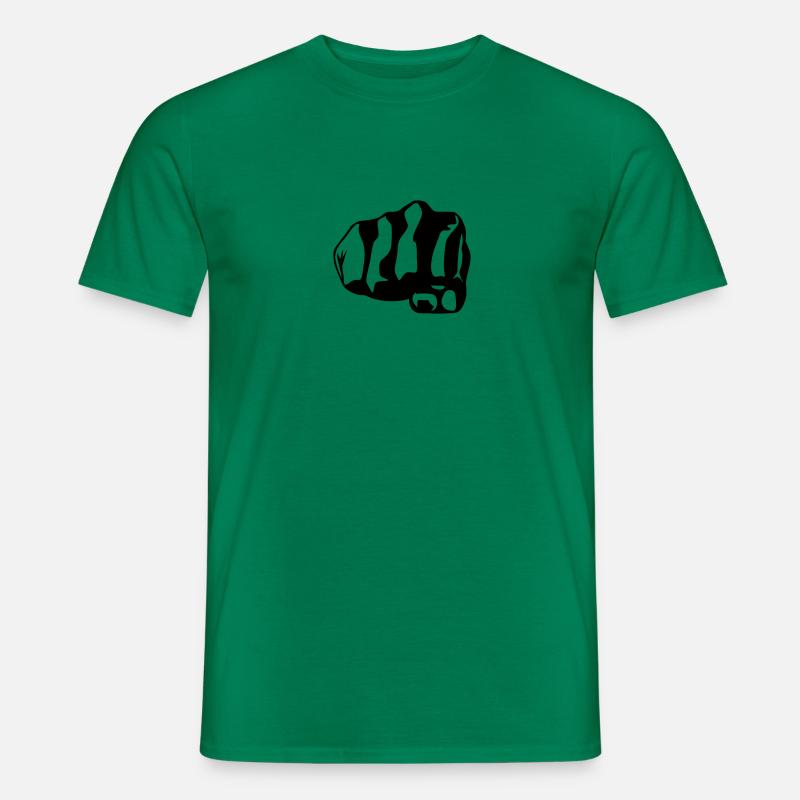 Fist - Männer T-Shirt - Kelly Green