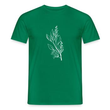 Florist Flower Plant Nature Gardener - Men's T-Shirt - kelly green - Front - AI Model Male 178 dark (178cm)