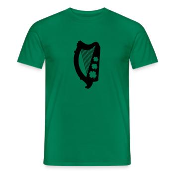 Irland - Männer T-Shirt - Kelly Green - Vorne - AI Model Male 178 dark (178cm)