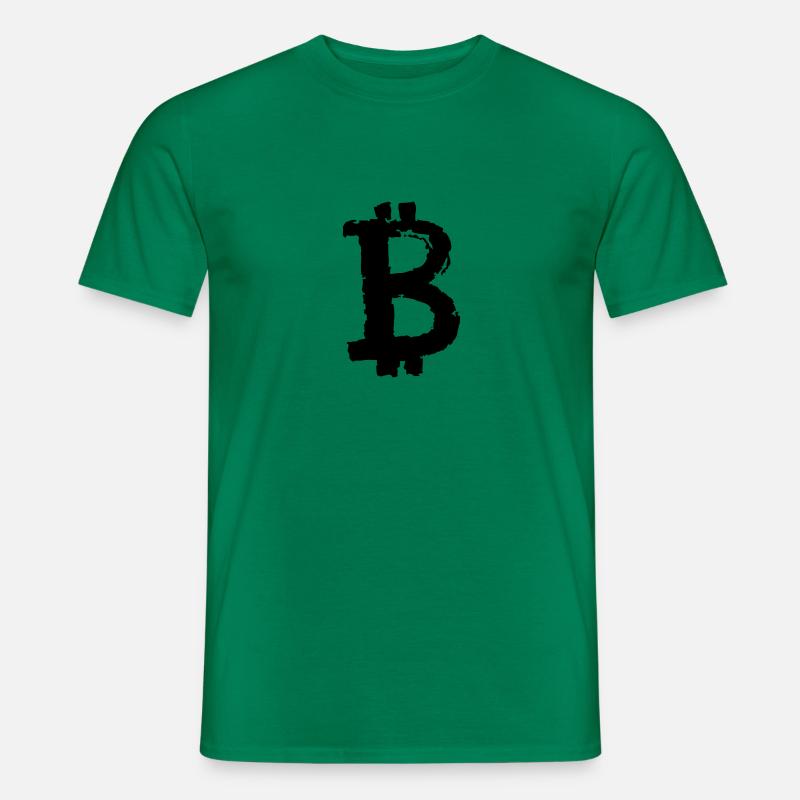 Broken Bitcoin - Männer T-Shirt - Kelly Green