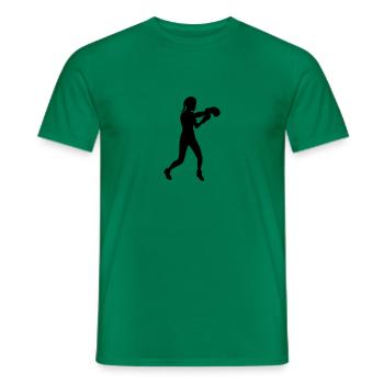 frauen boxen - Männer T-Shirt - Kelly Green - Vorne - AI Model Male 178 dark (178cm)