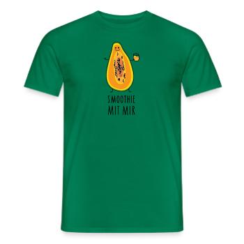Papaya Smoothie - Männer T-Shirt - Kelly Green - Vorne - AI Model Male 178 dark (178cm)