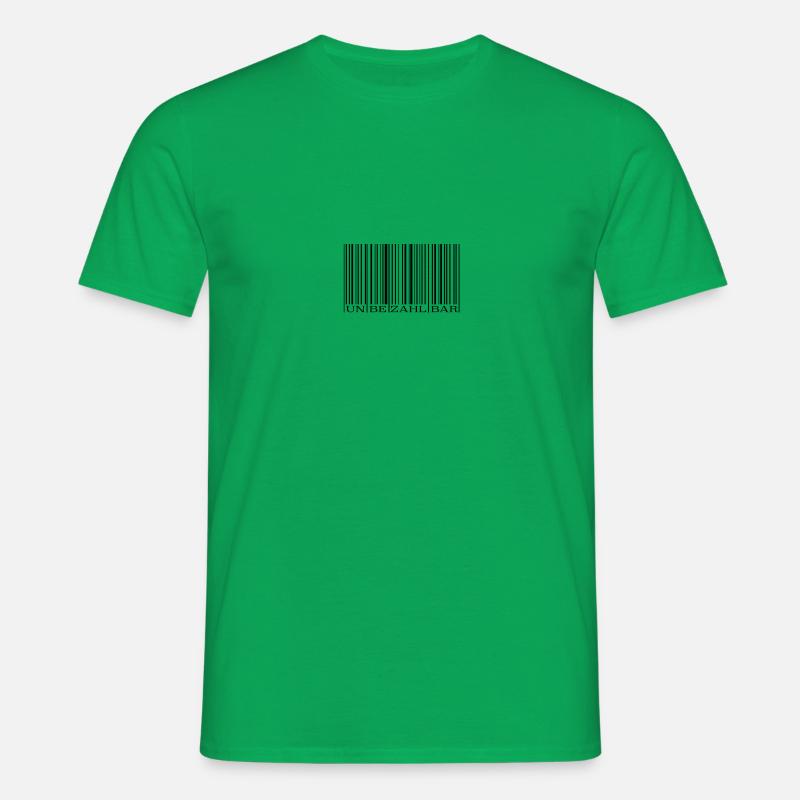 Strichcode Barcode - Männer T-Shirt - Kelly Green