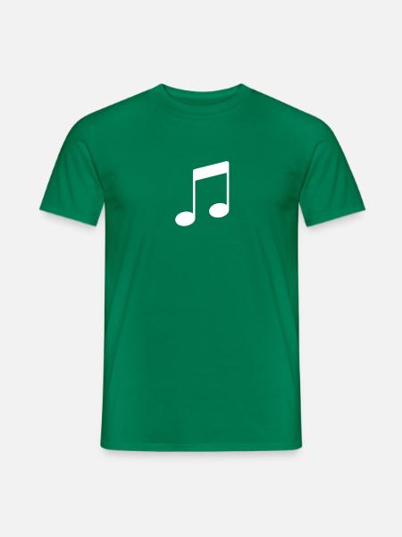 note_icon - Men's T-Shirt - kelly green