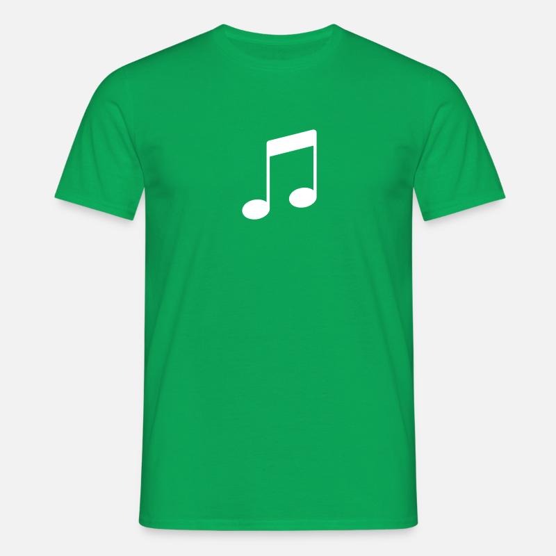 note_icon - Men's T-Shirt - kelly green