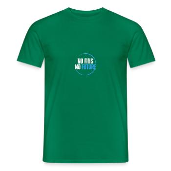 No Fins No Future Safe Sharks - Männer T-Shirt - Kelly Green - Vorne - AI Model Male 178 dark (178cm)