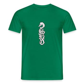 "Power is always dangerous." - Men's T-Shirt - kelly green - Front - AI Model Male 178 dark (178cm)