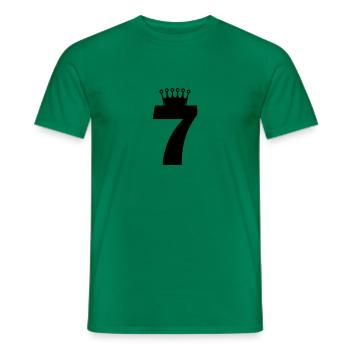 7 krone - Männer T-Shirt - Kelly Green - Vorne - AI Model Male 178 dark (178cm)